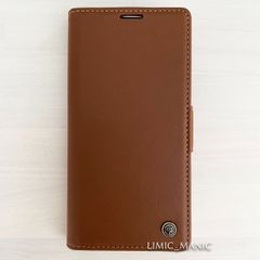 Google Pixel 9 / 9 Pro ピクセル 手帳型 スマホ ケース サイドマグネット式 ブラウン スキミング防止 高級PUレザー CaseMe