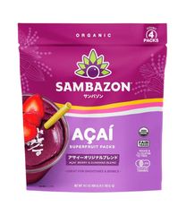 サンバゾン 有機 アサイー スーパーフルーツパック 加糖 100g×4