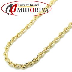 チェーン ネックレス 40cm 6.7グラム K18YG イエローゴールド レディース/76243【中古】【FJ】