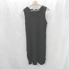 ◇ ⊂ UNITED TOKYO ユナイテッドトーキョー 無地 - ロング ノースリーブワンピース サイズ1 ブラック系 レディース E  【1506130002154】