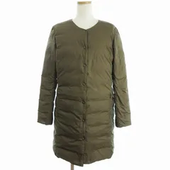 美品❗️無印 MUJI ノーカラー ロングダウンジャケット Lサイズ MUJI (無印良品)（ダウンコート）のフリマアイテム一覧