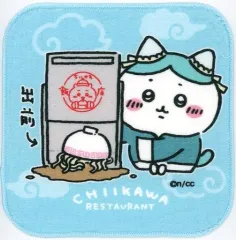 【中古】雑貨 ハチワレ ハンドタオル 「ちいかわカフェ 第2弾 ちいかわ飯店 in THE GUEST cafe＆diner」