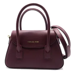 マイケルコース バッグ MICHAEL KORS レザー スモール サッチェル クロスボディ 2WAY 35F4G3OC5L OXBLOOD アウトレット レディース