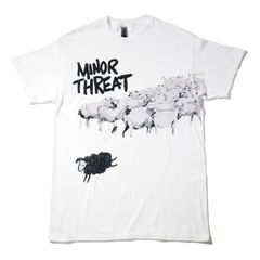 MINOR THREAT 新品・正規品 バンド Tシャツ ハードコア パンク Out Of Step-White