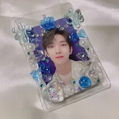 トレカケース デコ 硬質ケース 韓国 レジン ホログラム ラメ