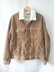 ◇ ⊇ H&M エイチアンドエム ボア コーデュロイ 長袖 ジャケット サイズEUR XL USX L MX XG キャメル系 メンズ E  【1507230016799】