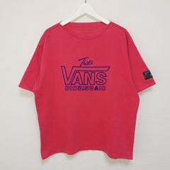 80s XL VANS スウェット Tシャツ Vintage オールド USA製 DISCUSタグ USA製 80s VANS バンズ 両面スウェット スエット