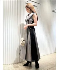 2025年最新】サイドプリーツバイカラーワンピース snidelの人気 
