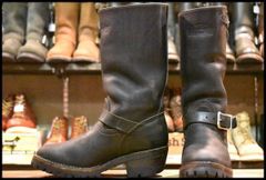 【8B 良品 11年】WESCO ウエスコ カスタムボス ブラック 黒 11インチハイト ビブラム100シングル ブーツ BOSS HOPESMORE【FE103】のサムネイル