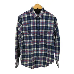 アバクロンビーアンドフィッチ Abercrombie ＆ Fitch 両胸フラップ チェック フランネルシャツ メンズ import：M 
