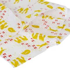 手ぬぐい 狐と鳥居柄 1枚 日本製 小紋柄 手拭い てぬぐい 日本手拭い 日本手ぬぐい 和手ぬぐい 和手拭い 和雑貨 和柄 ハンカチ 綿100% 洗顔