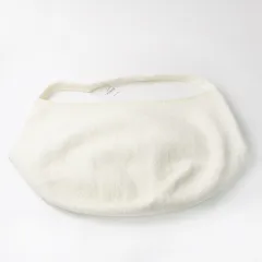 【値下げ】未使用 アズノゥアズアザッカ AS KNOW AS ASZAKKA ニットポットショルダーバッグ L/オフホワイト クロスボディ 鞄【2400014368383】のサムネイル