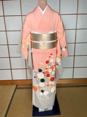 着物　昭和レトロ　袷　正絹