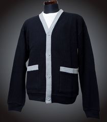 JEMORGAN ジェーイーモーガン ビッグワッフル Vネックカーディガン カラー：ブラック 10,450円(内税)