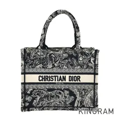 ディオール Dior ブックトート スモール 50-MA-0232 キャンバス ハンドバッグ sh【中古】