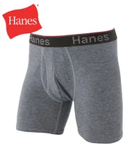 新品 未使用 Hanes ヘインズ 下着 Comfort Flex Fit Total Support Pouch メンズ ボクサーパンツ 518193【メール便】 【B】シルバーグレーのサムネイル