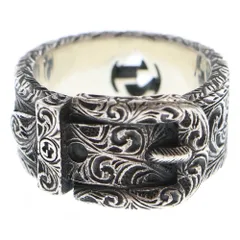 GUCCI (グッチ) インターロッキングG ガーデン アラベスク ベルトモチーフ シルバーリング