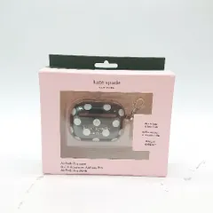 ◇ ◎ kate spade air pods pro 水玉 ドット柄 ガーリー イヤホン ケース 表記なし ブラック レディース E 【1309040083905】