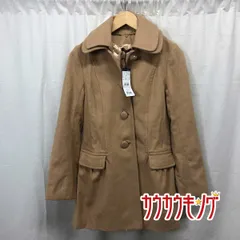 【未使用】INGNI イング 二枚襟 ドーリー ウール混 コート M キャメル レディース コート アウター