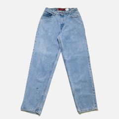 Levi's リーバイス Silver Tab シルバータブ ルーズ デニム パンツ ライトブルー 古着 【UR-0093】
