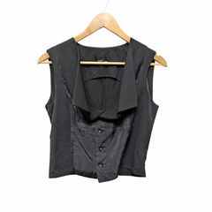 00s tricot COMME des GARCONS トリコ コムデギャルソン ジレベスト ブラック TM-B001 サイズ M