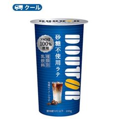 協同乳業　 ドトール砂糖不使用ラテ　200g×12本入　【クール便】　　〔メイトー　クール便　コーヒー　生乳　生クリーム　DOUTOR　ドトール　カフェラテ〕