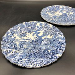 スポード Spode ブルールーム ディナープレート 2種類セット - メルカリ