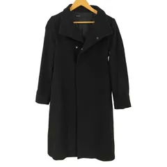 GALERIE VIE ノーカラーコート コート カシミヤビーバー クルー