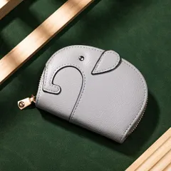 ☆ グレー ☆ ミニ財布 カードケース レディース ゾウ型 ミニ 財布 レディース ゾウ型 ミニ財布 コインケース お財布 ミニウォレット 小銭入れ ウォレット おさいふ オサイフ コンパクト 小さい 小さめ かわいい 可愛い ブランド