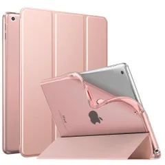iPad 10.2 ケース 2021 MoKo iPad 9 第9世代/第8世代/第7世代 Apple iPad 10.2インチ 2021/2020/2019モデル カバー 半透明 軽量 薄型 スタンド仕様 オートスリープ機能 高級PUレザー 底面