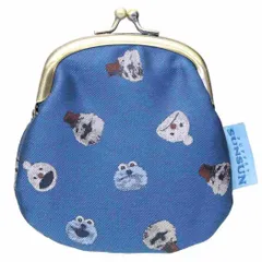 【メール便】パペットスンスン 小銭入れ ジャガードがま口財布 総柄 PUPPET SUNSUN ワタナベ コンパクト 小物入れ キャラクター グッズ 