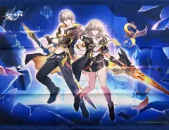 【中古】タペストリー 開拓者(男＆女) オリジナルB2タペストリー 「PS5ソフト 崩壊：スターレイル ディスクギフトパック 開拓者エディション」 ソフマップ購入特典