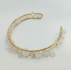 水晶 ブレスレット 天然石 クォーツ パワーストーン AUULA jewelry 241256