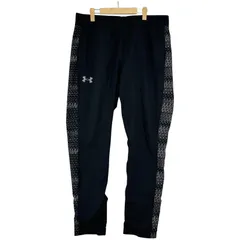 UNDER ARMOUR アンダーアーマー ライン トラックパンツ size2XL/チャコールグレー×ネオンオレンジ
