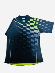 バドミントン　ヨネックス　ユニフォーム　ドライTシャツ　ゲームシャツ　黒　緑