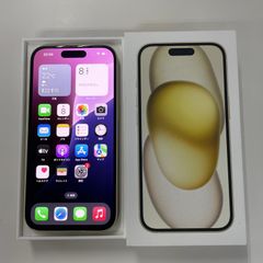 au iPhone 15 128GB イエロー