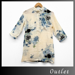 CAWAII　トップス　ロング丈　花柄