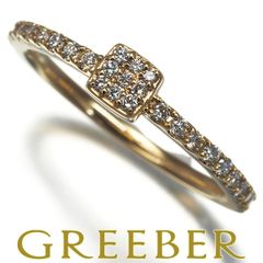 ダイヤ ダイヤモンド 0.20ct ハーフエタニティ リング K18YG #167972