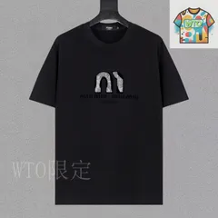 【今日特価】MIU MIU ミューミュー 25ss プレミアムプリント T シャツ-1