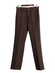【お得なクーポン配布中!】 ラングラー ランチャー パンツ メンズ 30 32 / 古着 Wrangler スラックス フレア ブーツカット ドレス ジーンズ ノータック ボトムス 濃茶