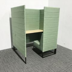 個別ブース 集中ブース 引出し無 アスプルンド デスク&ソファ コベーシックタイプ グリーン