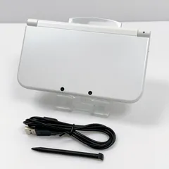 new ニンテンドー 3DSLL パールホワイト 上画面IPS液晶 外装美品 遊べるセット 動作確認済み 3ds ds DS 任天堂