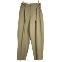 HELIOPOLE エリオポール タックテーパードパンツ 4211-1601 カーキベージュ系 36