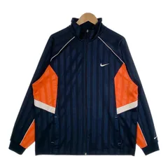NIKE ナイキ ジップアップ トラックジャケット ネイビー オレンジ ジャージ 520451-458 Size XXL