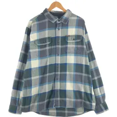 古着 オービス ORVIS 長袖 ヘビーネルチェックシャツ メンズXL相当/eaa369095