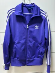 adidas(アディダス) 3本線 トラックトップス 紫