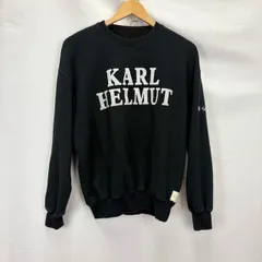 KARL HELMUT 90年代 パッチ スウェット トレーナー Vガゼット 裏起毛 サイズL  PO344UAL17 07040719 01