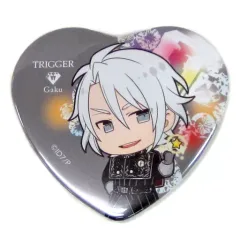 【中古】バッジ・ピンズ(キャラクター) 八乙女楽(Heavenly Visitor) 「アイドリッシュセブン×animatecafe トレーディングハート型缶バッジ」