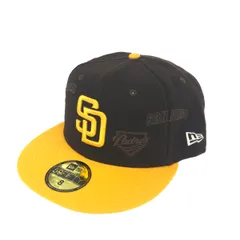 美品 NEW ERA ニューエラ サイズ:8 59fifty サンディエゴパドレス キャップ  ブラウン/イエロー   メンズ　240001131995