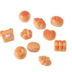 ミニチュアドールハウス用 パン パイ ドーナツセット 10個セット フード 食品 ミニチュア
